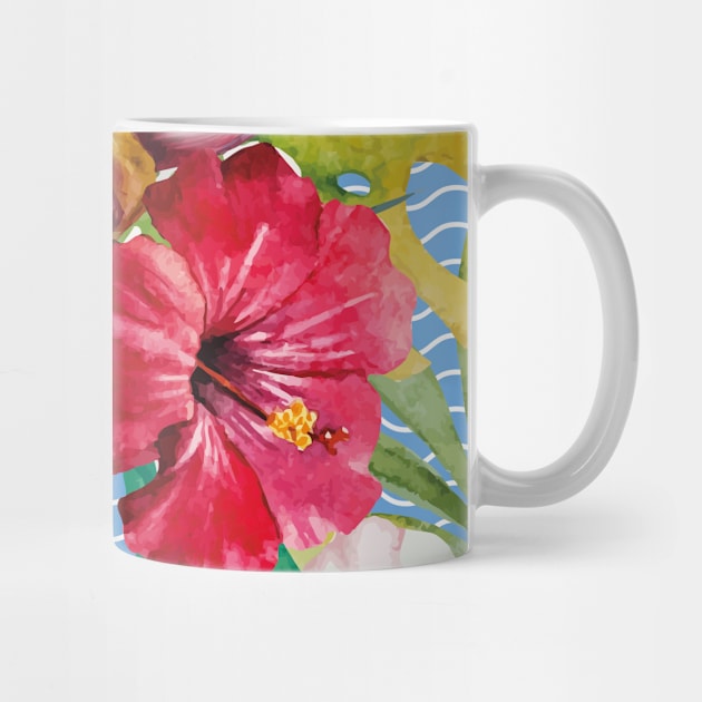 Tropical floral pattern by GreekTavern